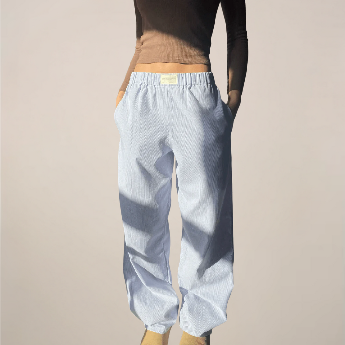 Women’s Relaxed Fit Lounge Trousers – Soft Lightweight Everyday Comfort