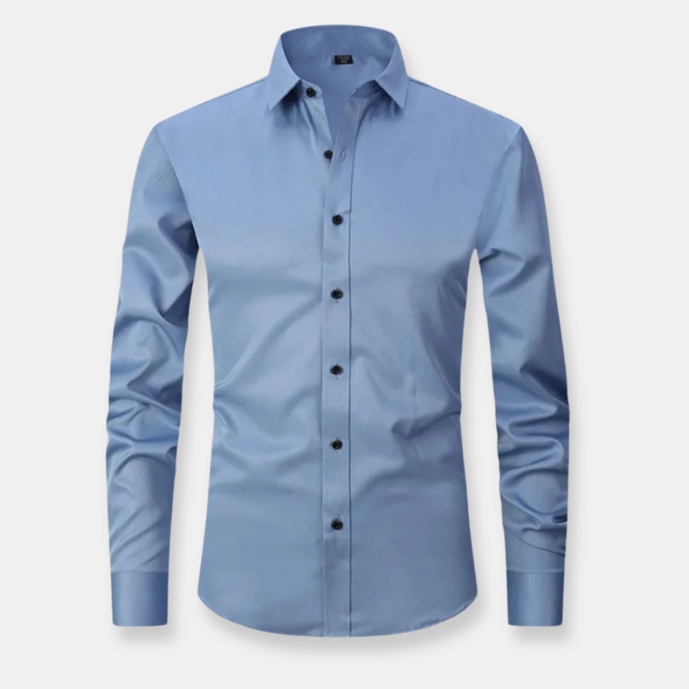 Men’s Stretch Long Sleeve Shirt – Smart Casual & Business