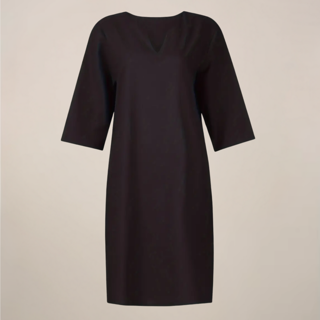 Women’s V-Neck Midi Summer Dress – Button Front with Relaxed Fit