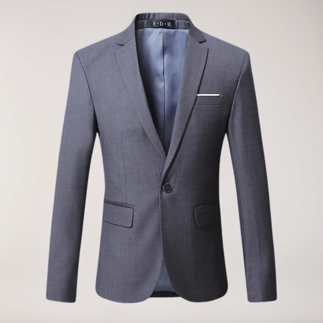 Men's Classic Formal Plain Tailored Blazer