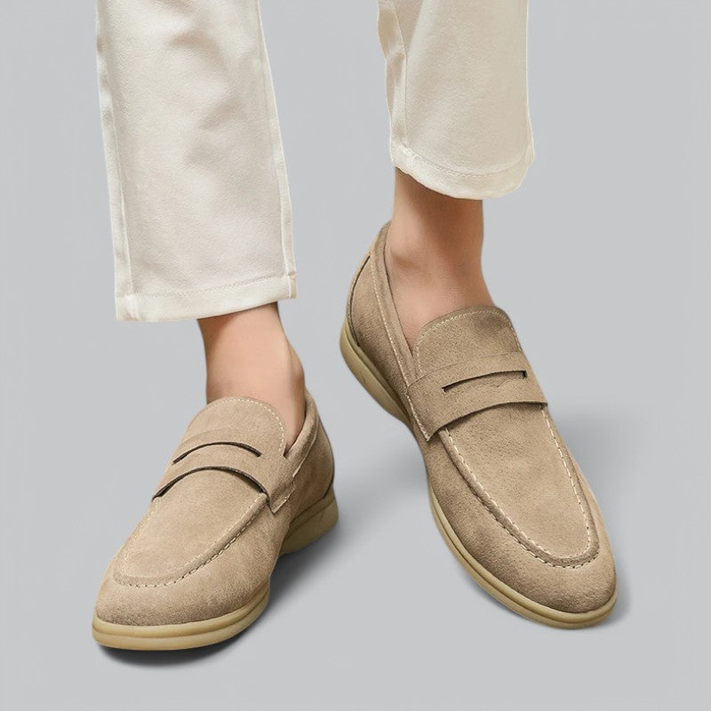 Luxury Faux Suede Loafers – Vegan Slip-On Moccasins