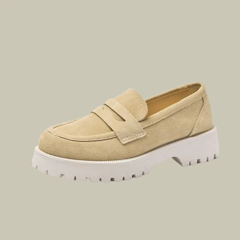 Women’s Classic Chunky Loafers – Slip-On Comfort for Daily Elegance