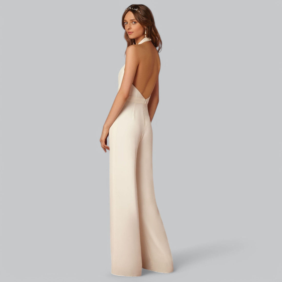 Airy Wide-Leg Jumpsuit – Lightweight Summer One-Piece - Sleeveless