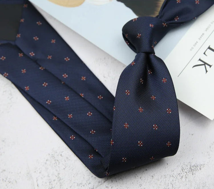 Classic Striped and Dotted Neckties for Men – Business Formal Tie Collection