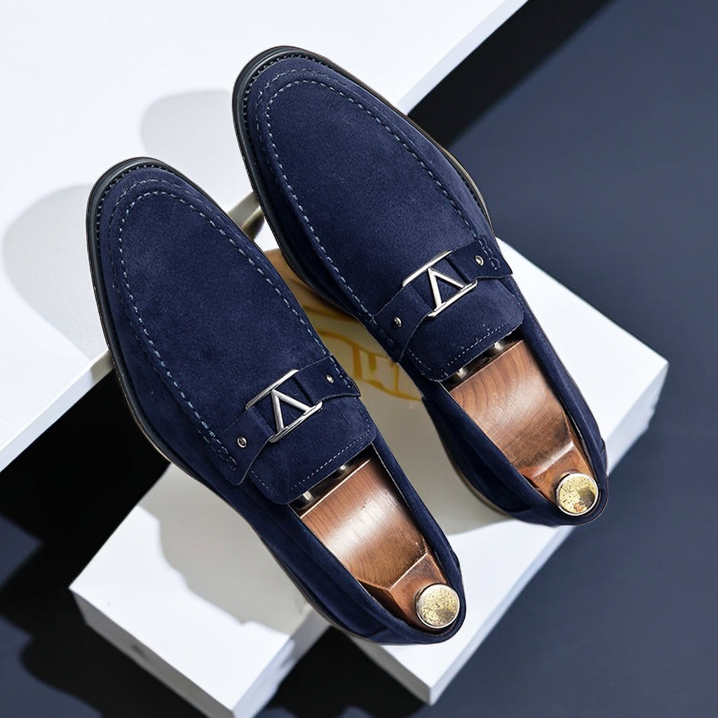 Men's Italian Slip-On Loafers – Elegant Classic Shoes