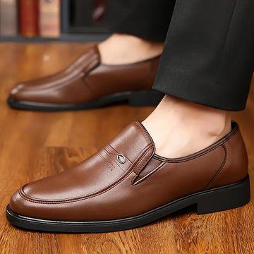 Men’s Classic Penny Loafers – Polished Slip-On Dress Shoes