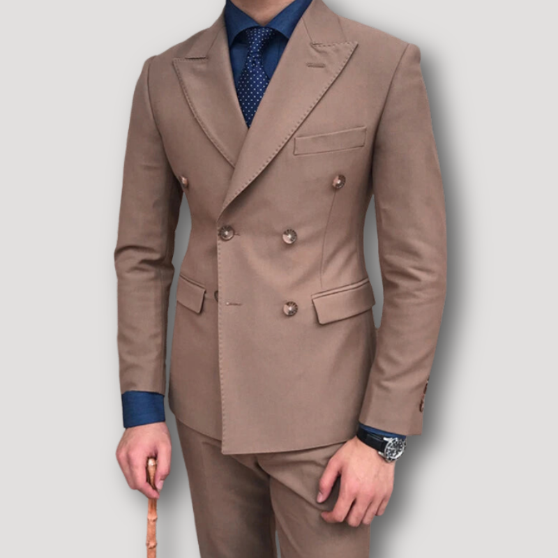 Men’s Double-Breasted Cocktail Suit – Timeless Fit for Formal and Festive Occasions