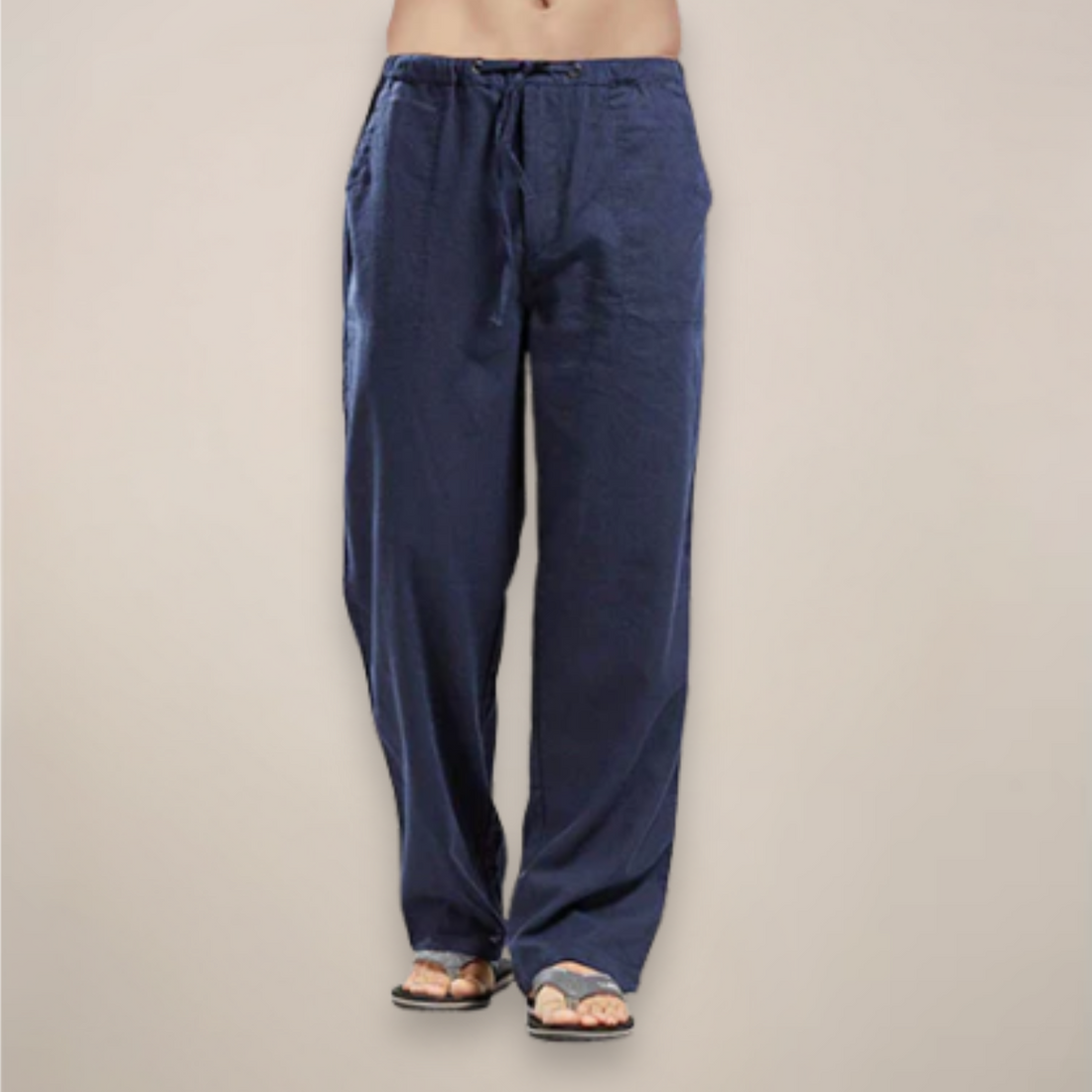 Men’s Linen Pants – Lightweight Linen Blend, Breathable Summer Comfort