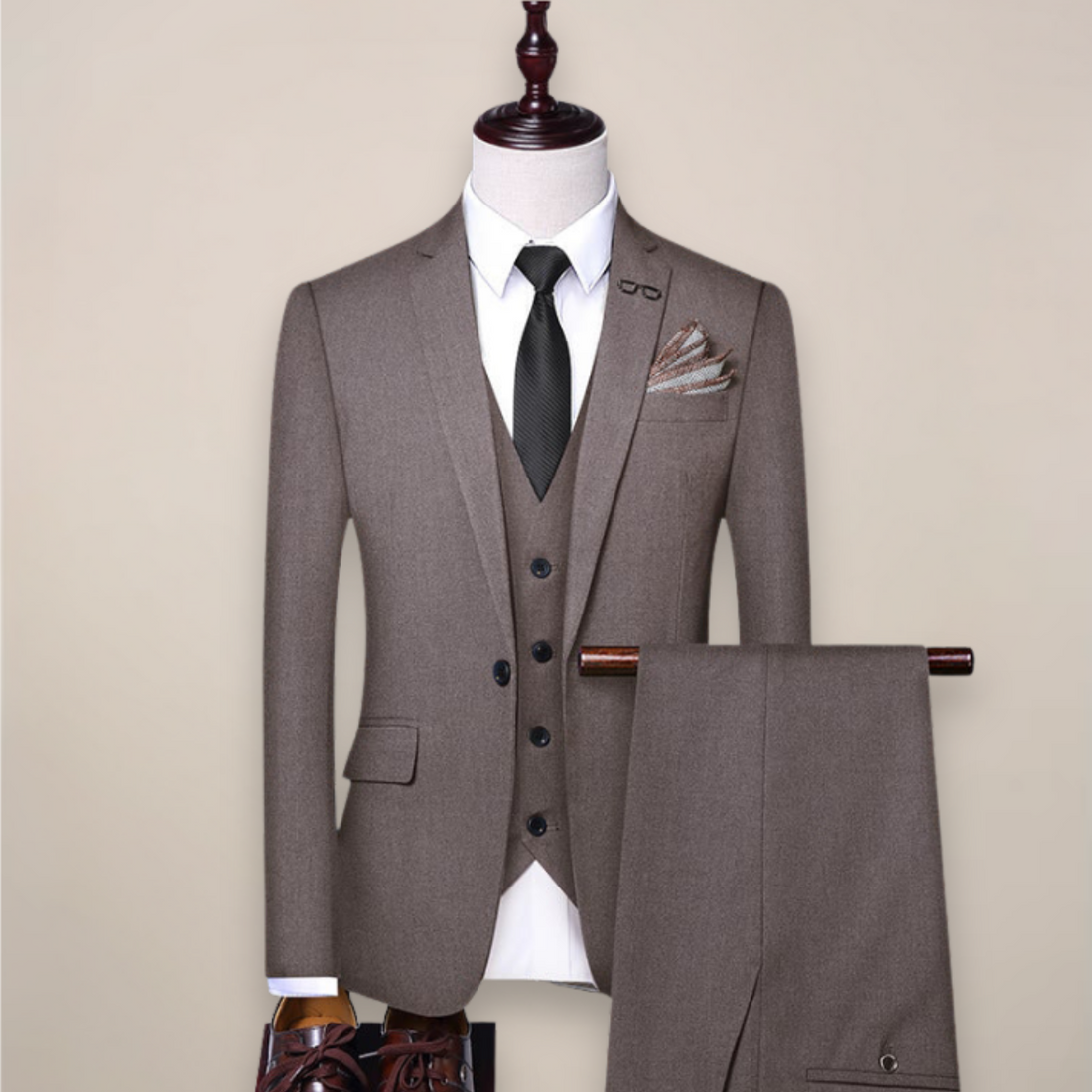 Men’s Luxury Business Suit – Modern Elegance for Spring and Autumn