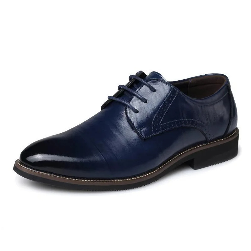 Men’s Polished Derby Shoes – Formal Lace-Up Foot Wear