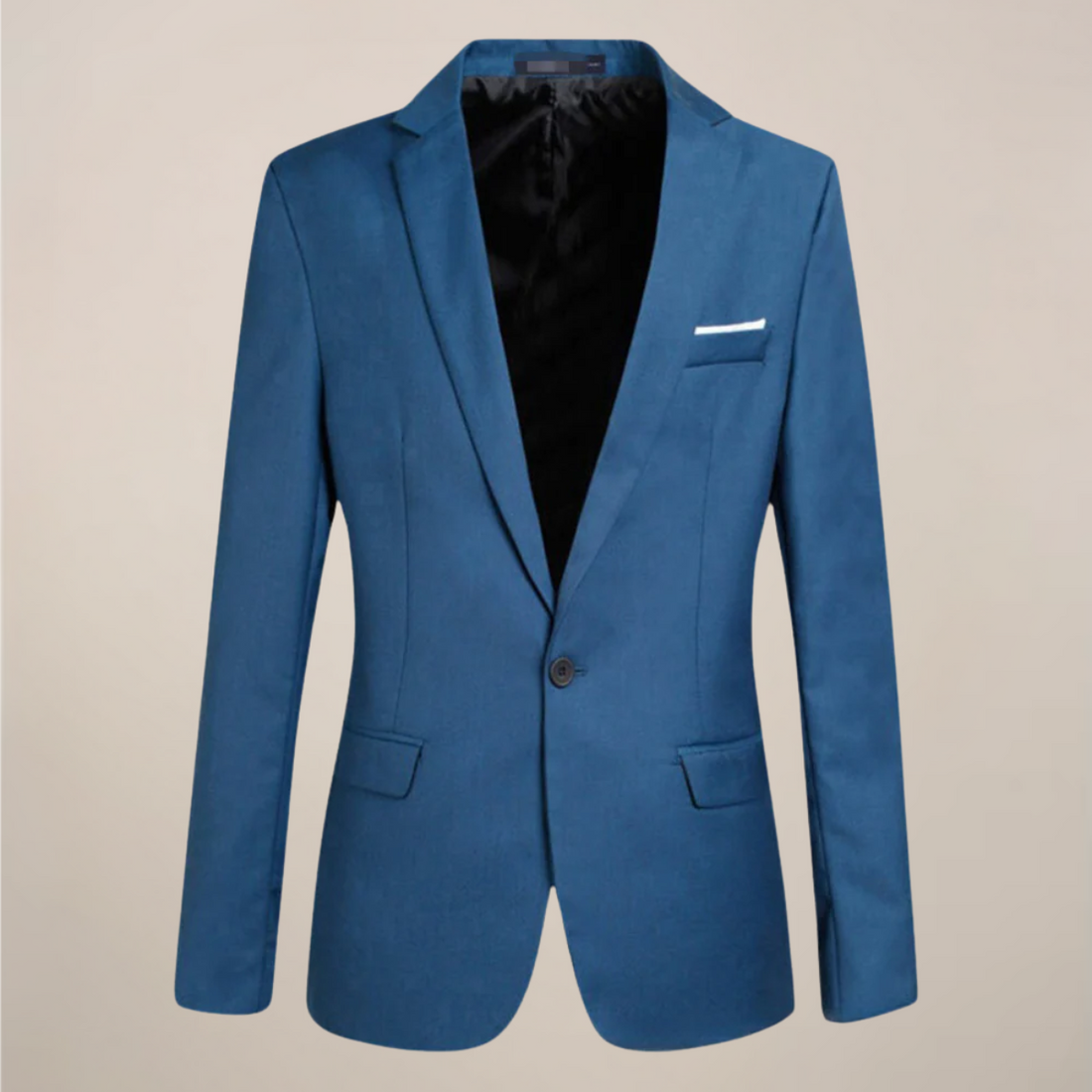 Men's Single-Breasted Slim Fit Blazer – Minimalist Smart Layer