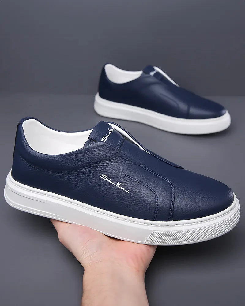 Men’s Slip-On Dress Sneaker – Modern No-Lace Design with Cushioned Insole