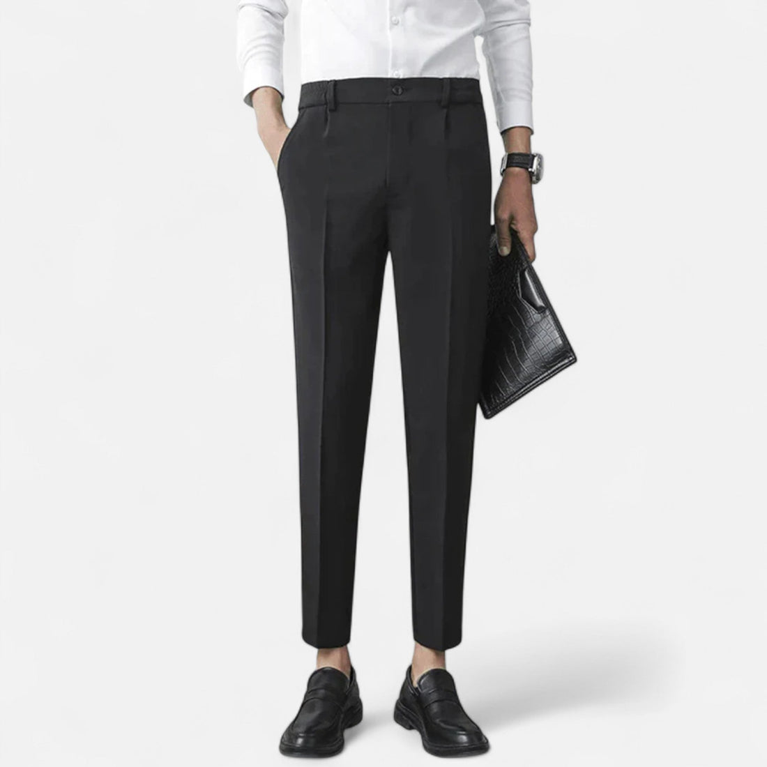 Men’s Tailored Trousers – Slim Fit – Smart Casual – Stretch Design