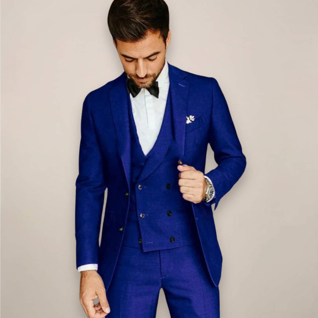 Men’s Three-Piece Suit – Tailored Formal Wear for Special Occasions