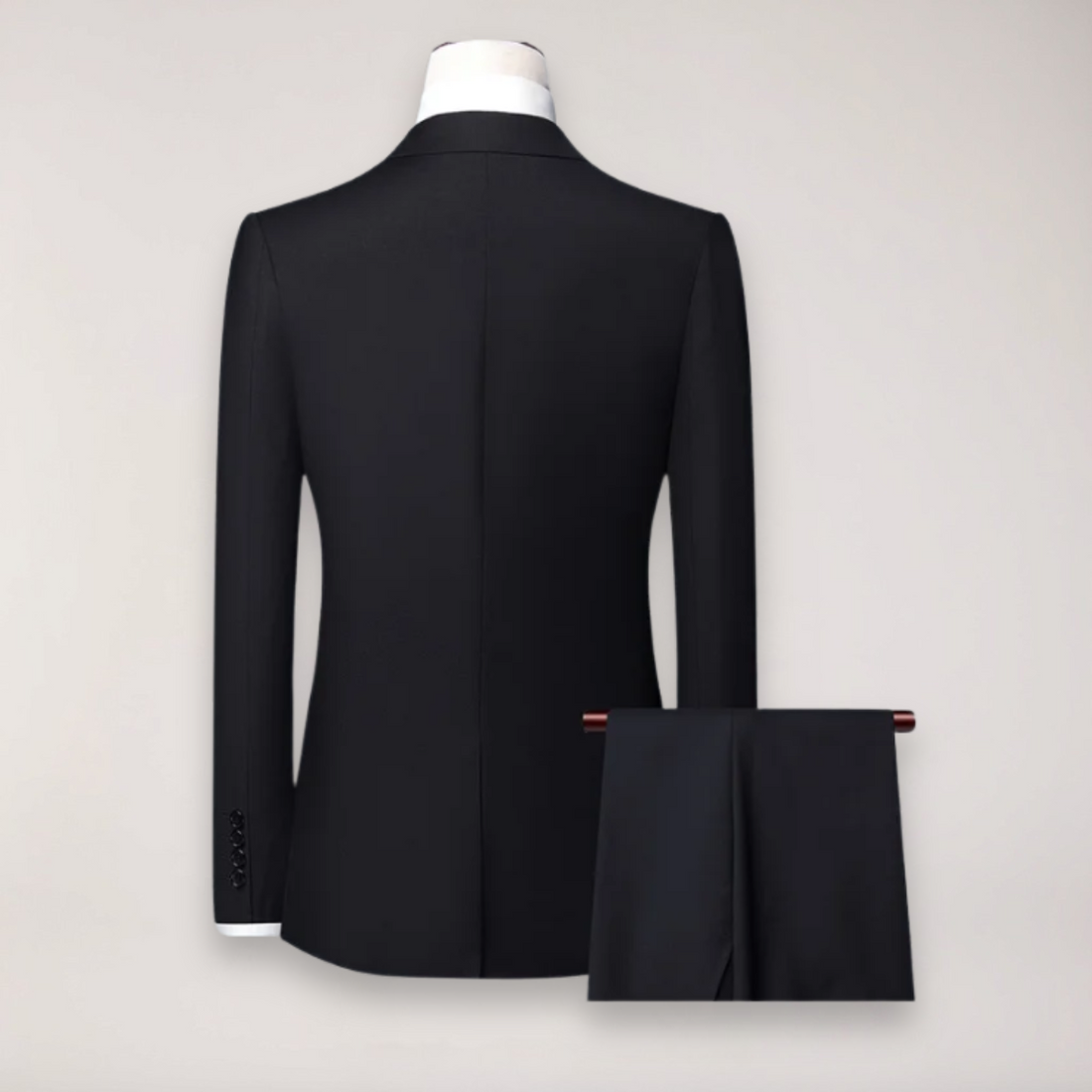 Men’s Two-Piece Formal Suit – Tailored Fit Blazer and Trousers