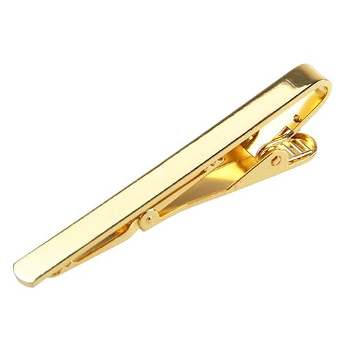 Silver & Gold Classic Tie Clip – Minimalist Formal Accessory for Men