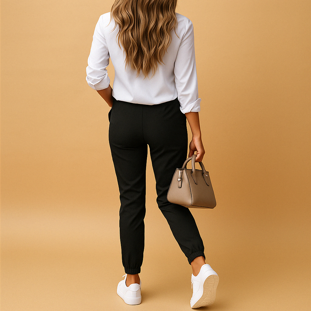 Women’s Slim Fit Chino Trousers – Stretch Comfort for Work and Everyday