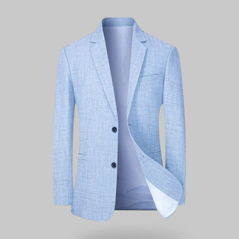 Two-Button Business Casual Single Breasted Men's Blazer