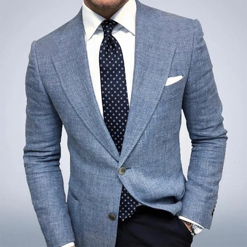 Men’s Tailored Everyday Blazer – Smart Lightweight Jacket for Work or Dinner