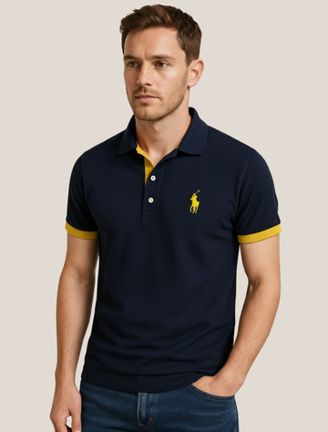 Men’s Classic Short-Sleeved Polo Shirt – Smart Casual Summer Essential