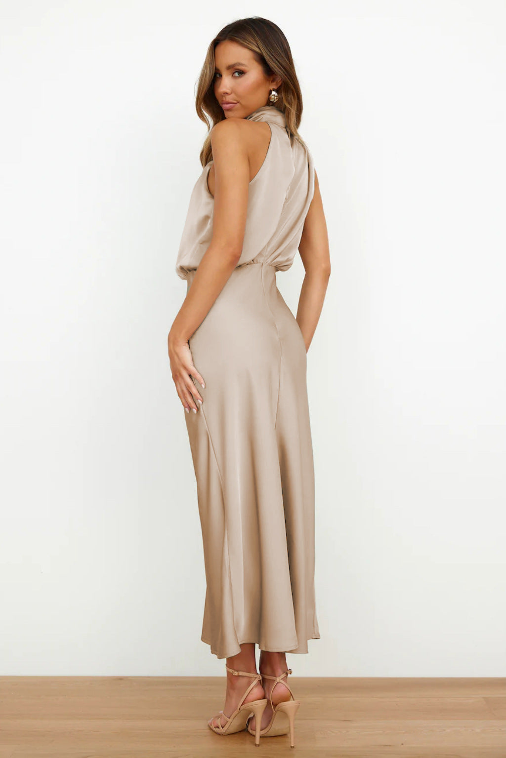 Elegant Lightweight Midi Dress for Women